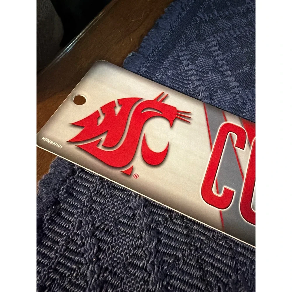 Washington State WSU Cougars Circle Metal Street Sign Rico HSN490101 Wazzu NCAA